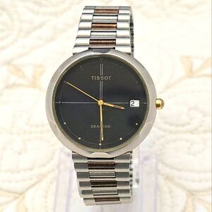Vintage Tissot Seastar Mens Watch N350/450 Swiss Made Rare Date Indicator Luxury